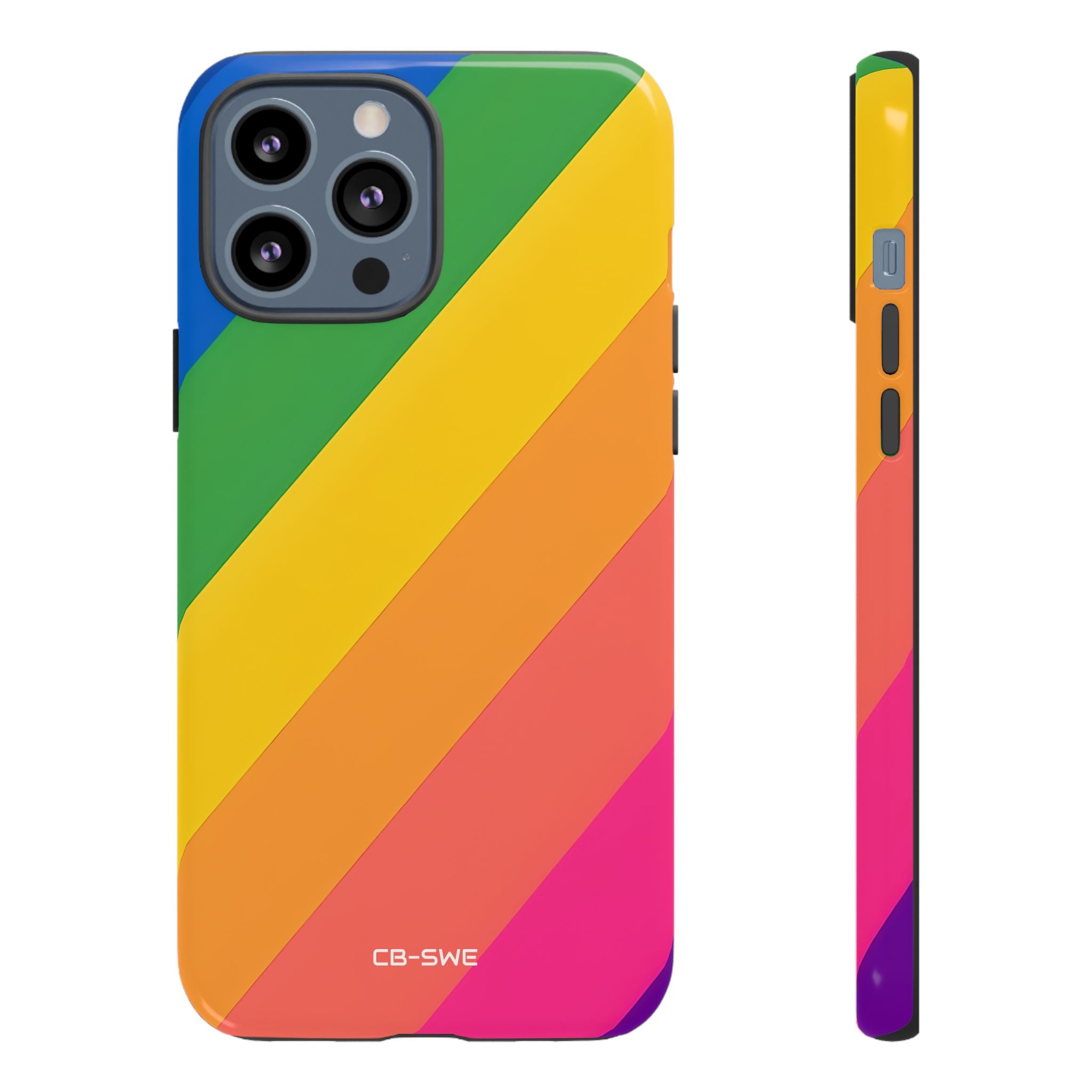 Vibrant Geometric Spectrum - iPhone Case