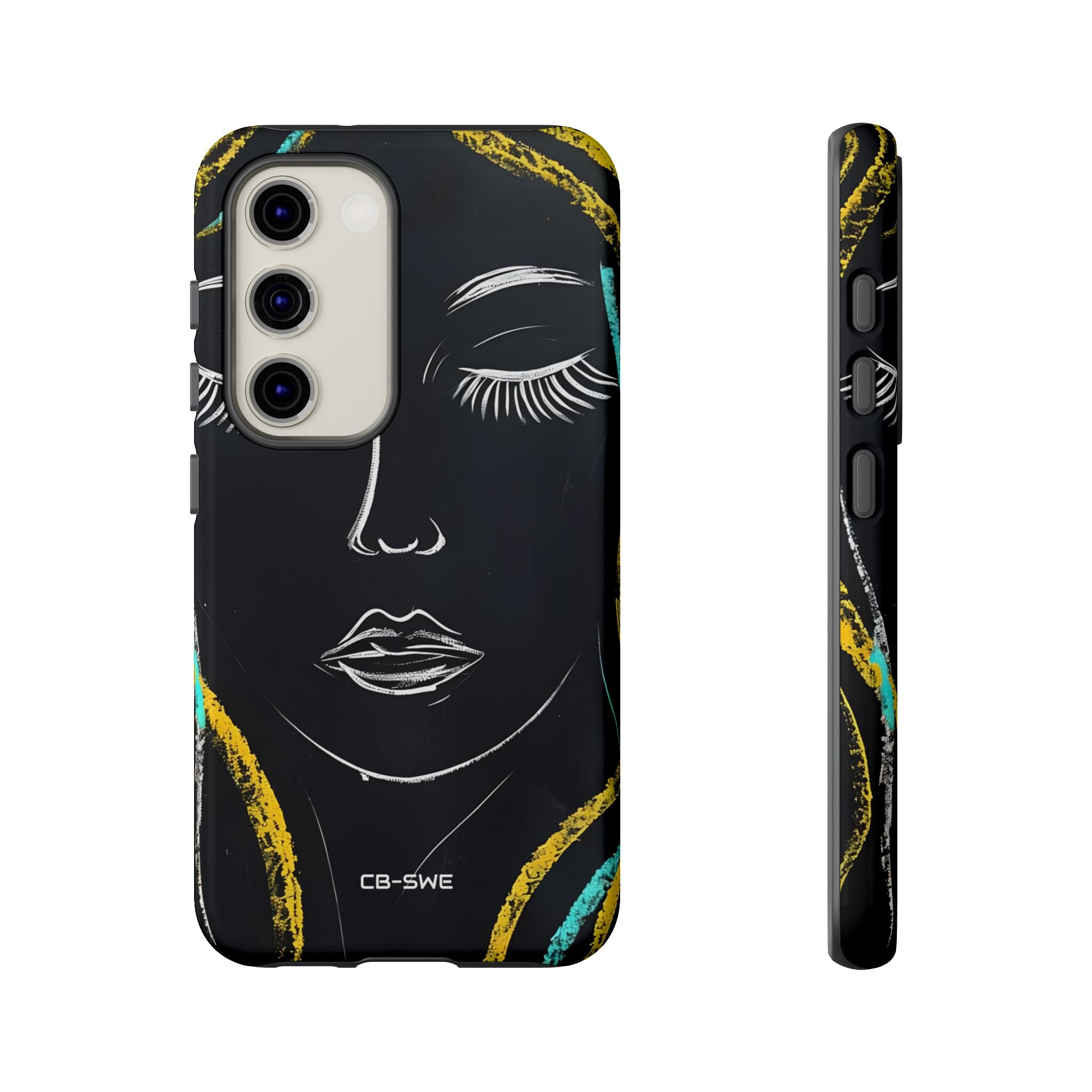 Vivid Minimalist Portrait - Samsung Case