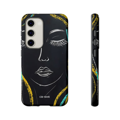 Vivid Minimalist Portrait - Samsung Case