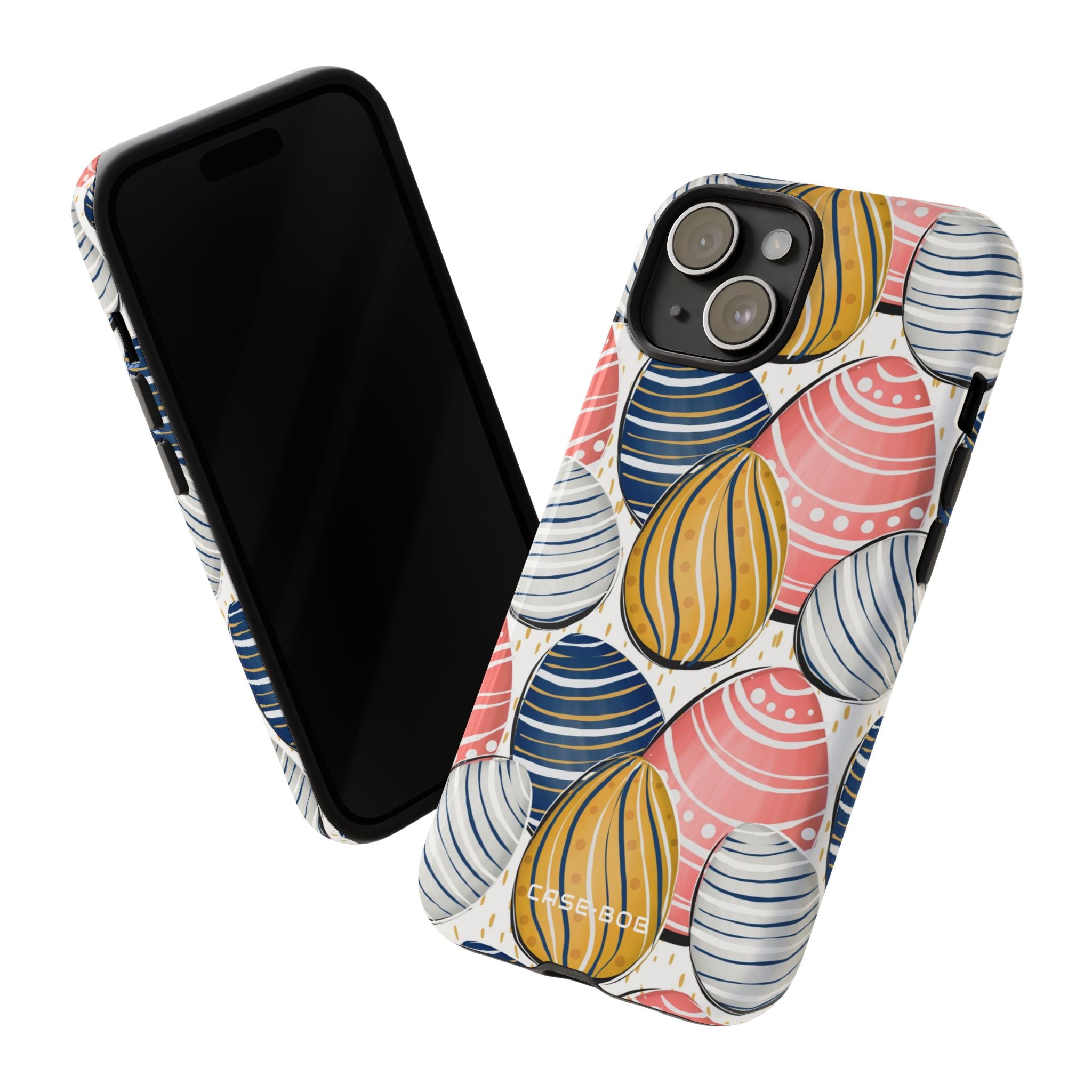 Pastel Eggs iPhone 15 Case - Tough