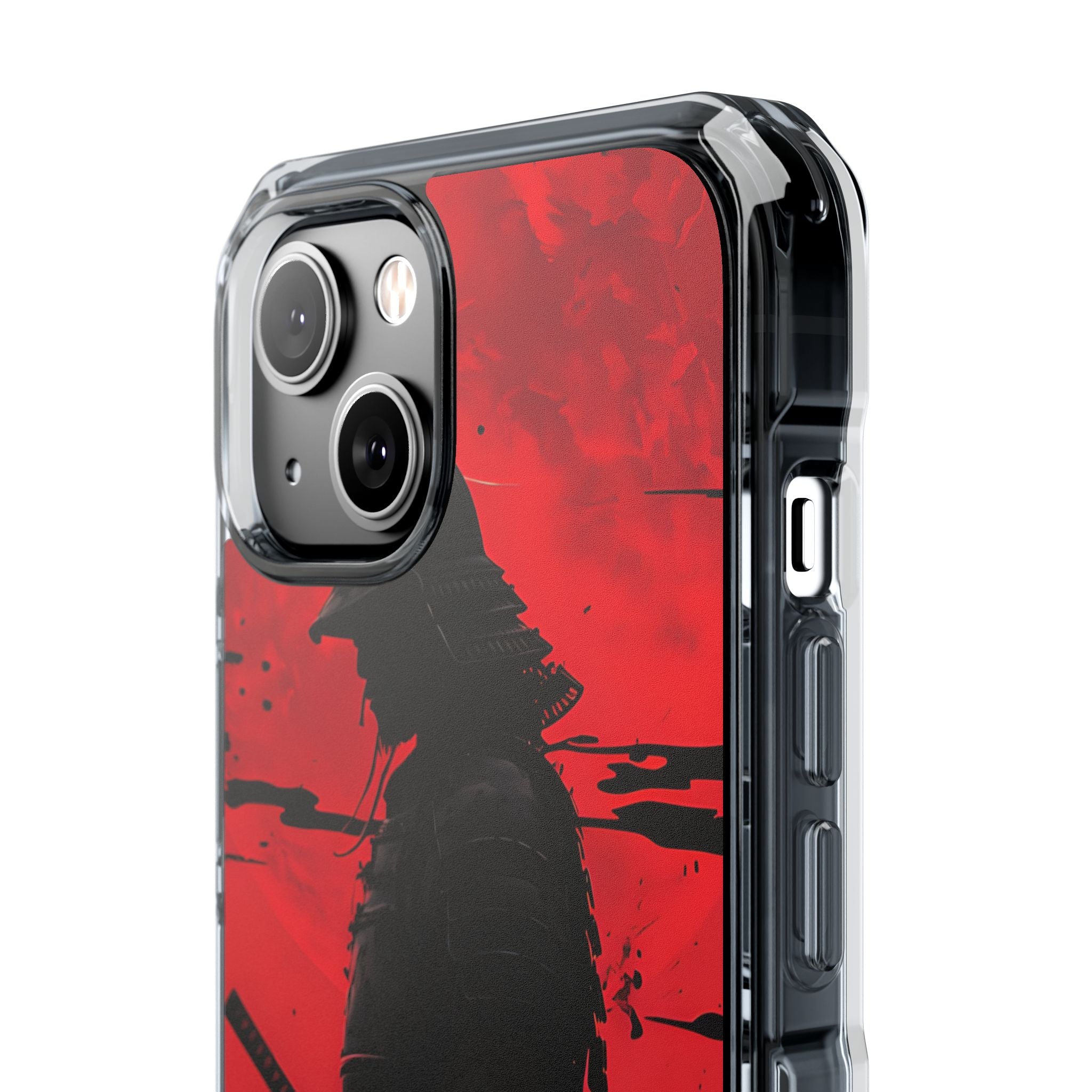 Red Samurai Shadow iPhone Case - Impact