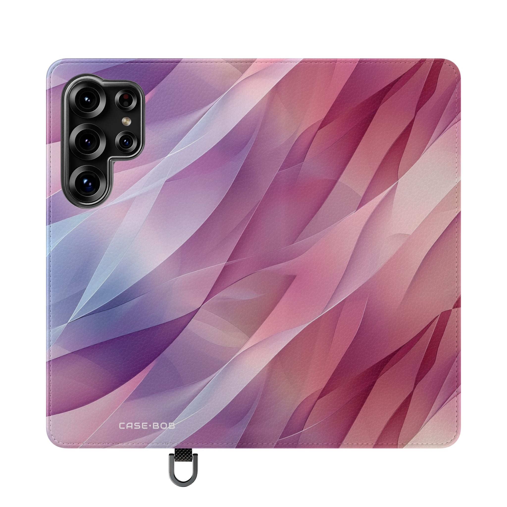 Pink Leafwave - Samsung S25 Ultra Case - Lompakkokotelo
