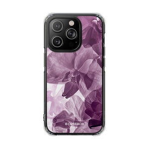 Radiant Orchid Design | Handyhülle für iPhone (Clear Impact Case – magnetisch) 