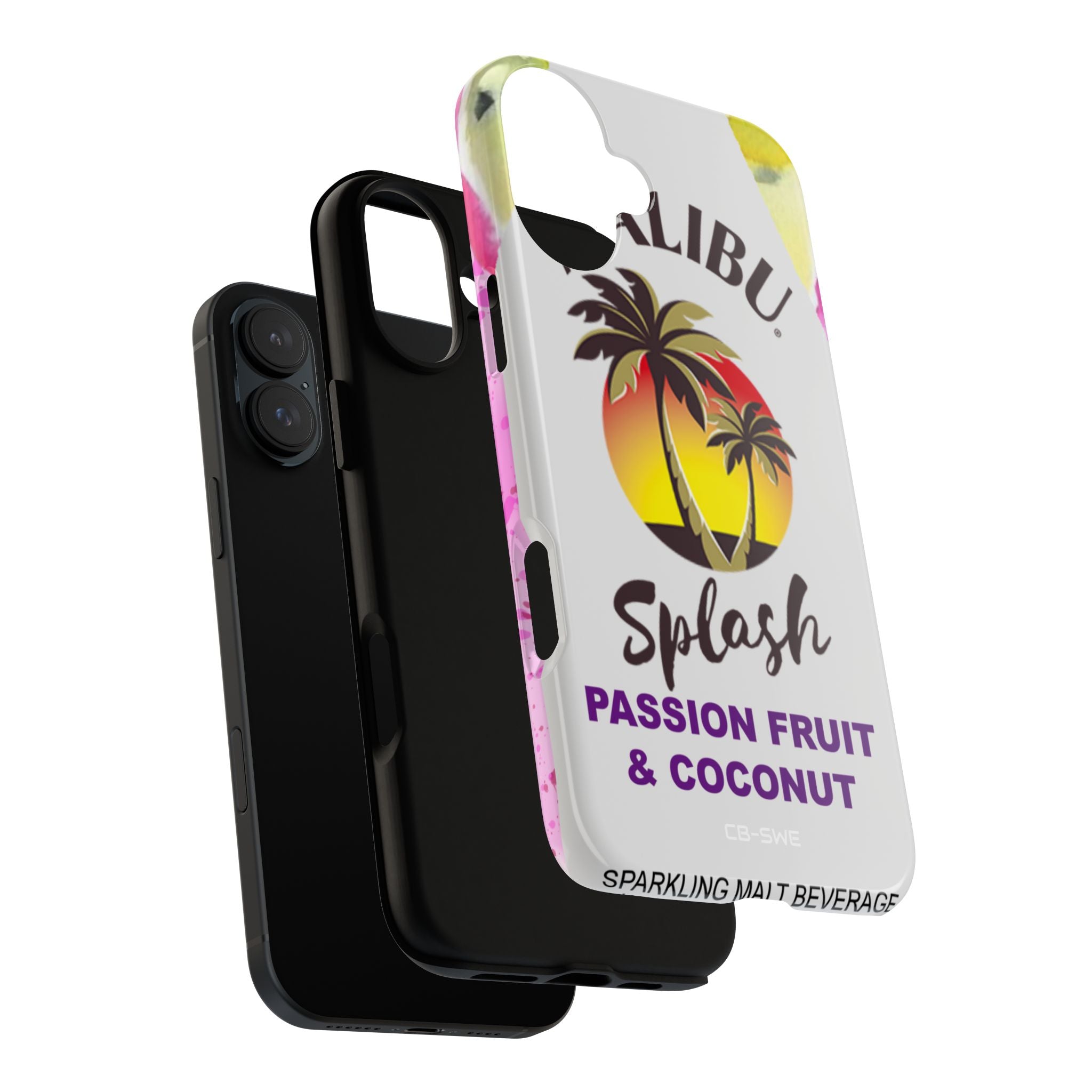 Tropical Sunset Splash - iPhone Case