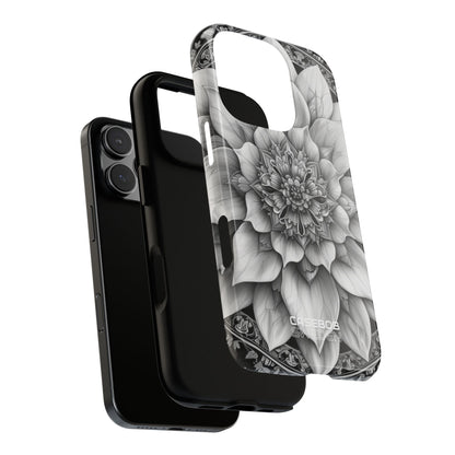 Cosmic Floral Mandala iPhone 16 - Tough