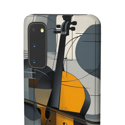 Cello Abstraction | Slim Phone Case for Samsung