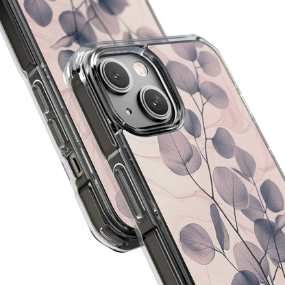Veined Leaf Whisper iPhone 14 Case - Impact