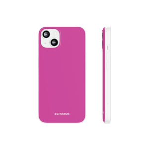 Hot Magenta | Handyhülle für iPhone (Flexible Hülle)