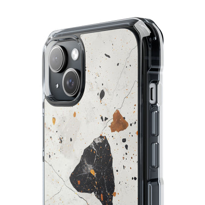 Golden Shapes Dance iPhone Case - Impact