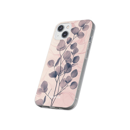Veined Leaf Whisper iPhone 14 Case - Soft