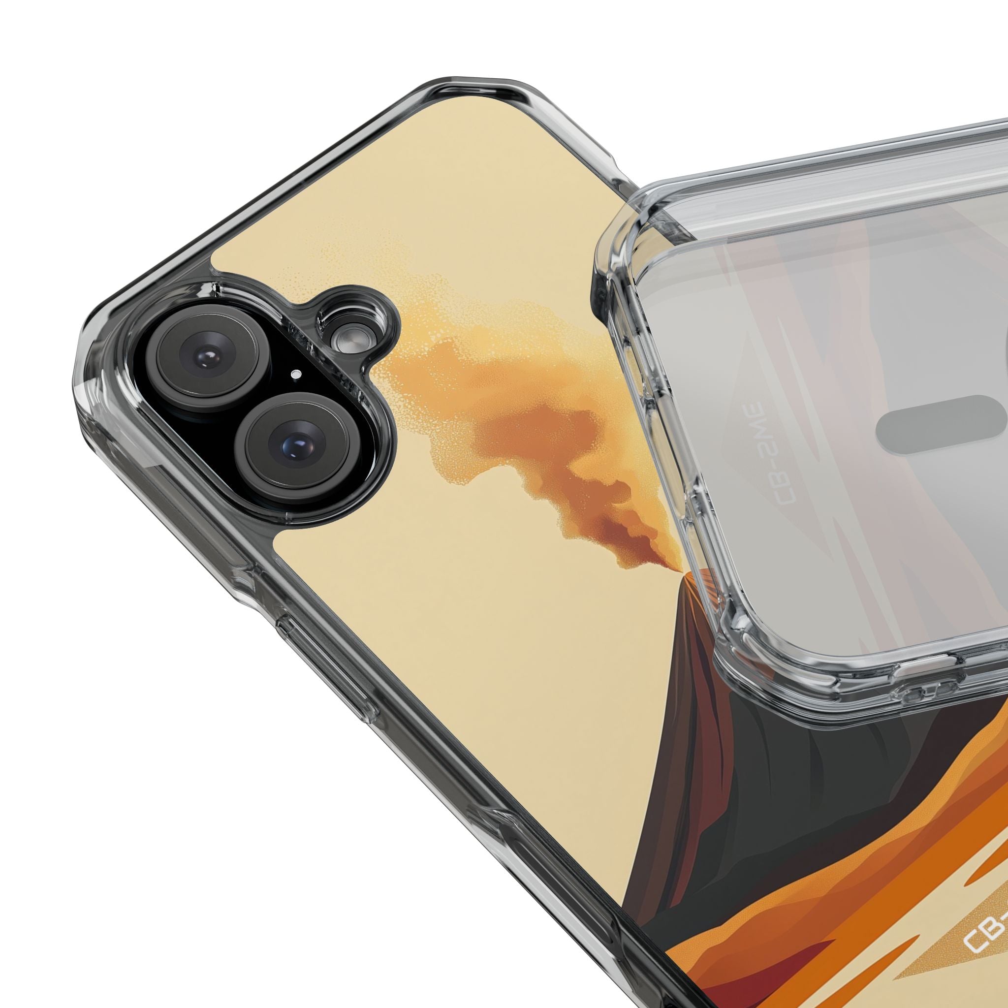 Volcano Erupts Brightly iPhone Case - Impact
