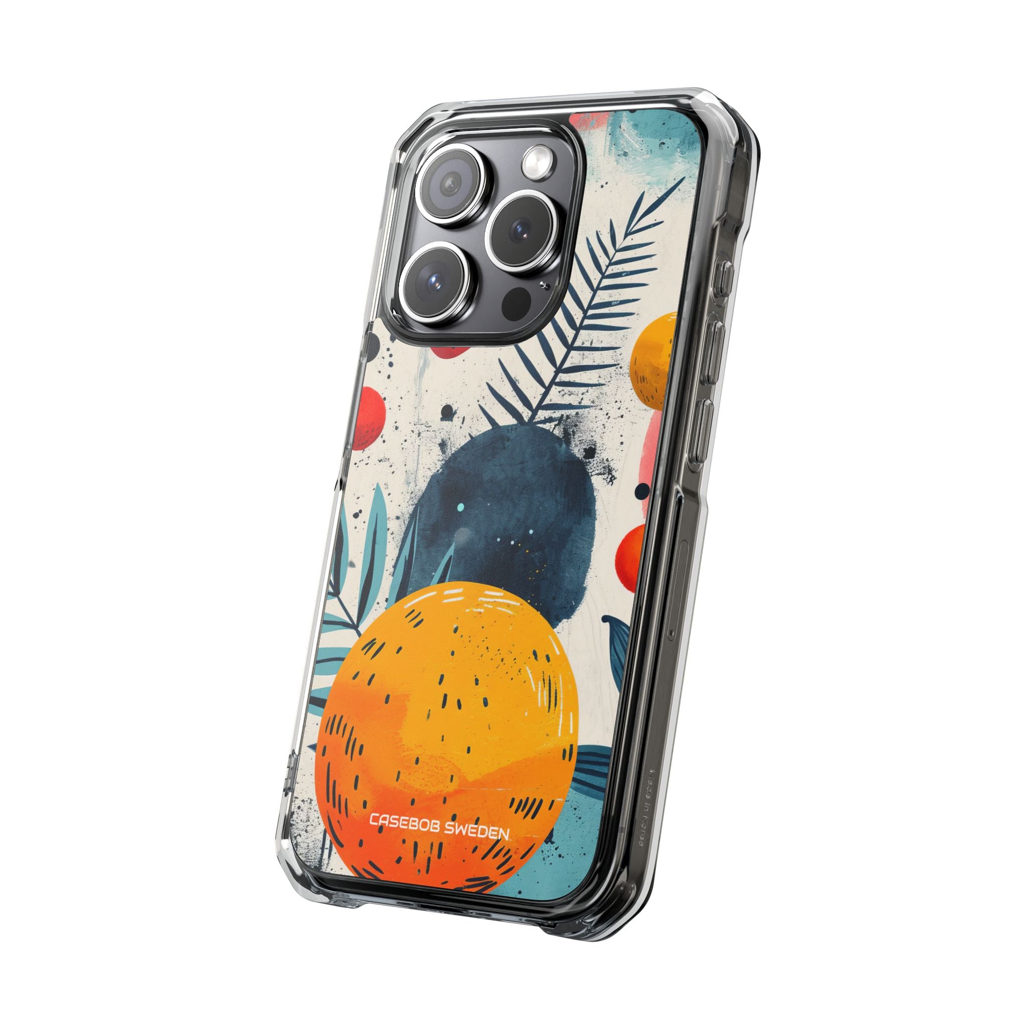 Vibrant Fruit Canvas - Clear Impact iPhone 15 Phone Case