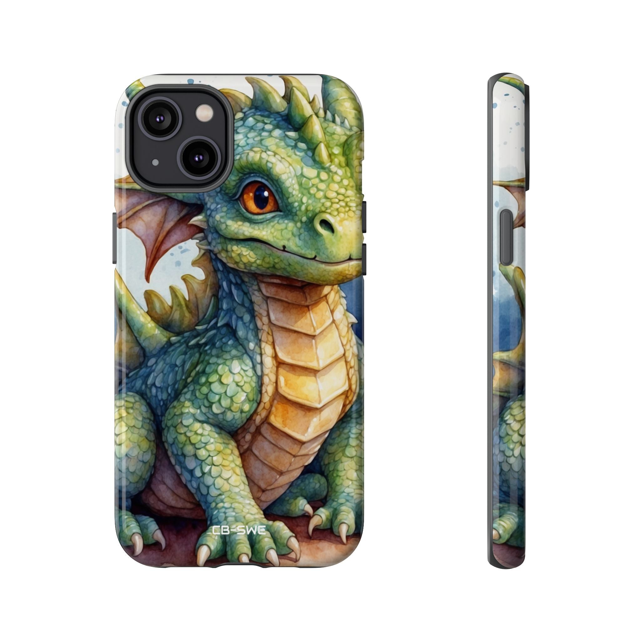 Green Dragon Smiles - iPhone Case