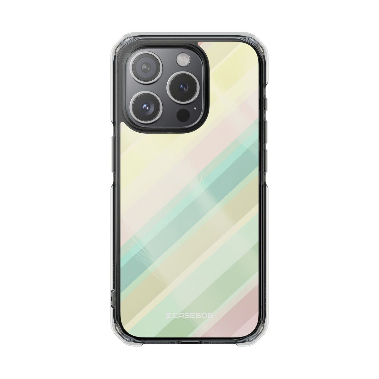 Pastel Color Pattern | Phone Case for iPhone (Clear Impact Case - Magnetic)