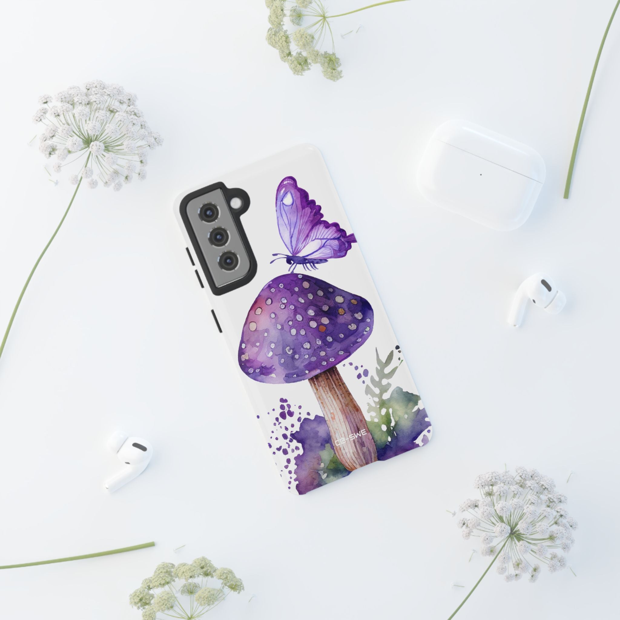 Whimsical Butterfly Perch - Samsung Case
