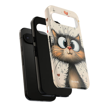 Whimsical Cat Smiles - Google Pixel Case