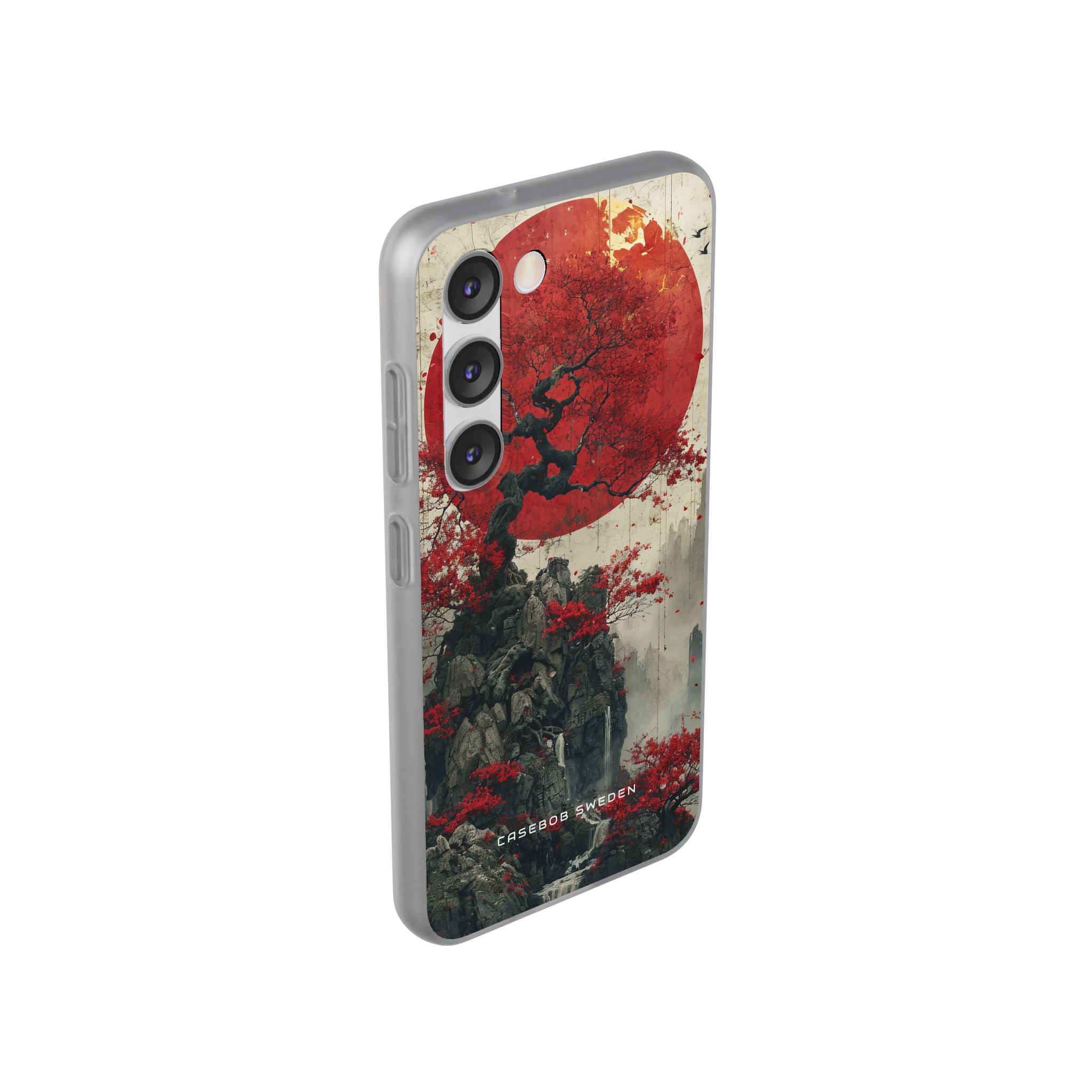 Zen Serenity in Red Harmony Samsung S23 - Flexi Phone Case