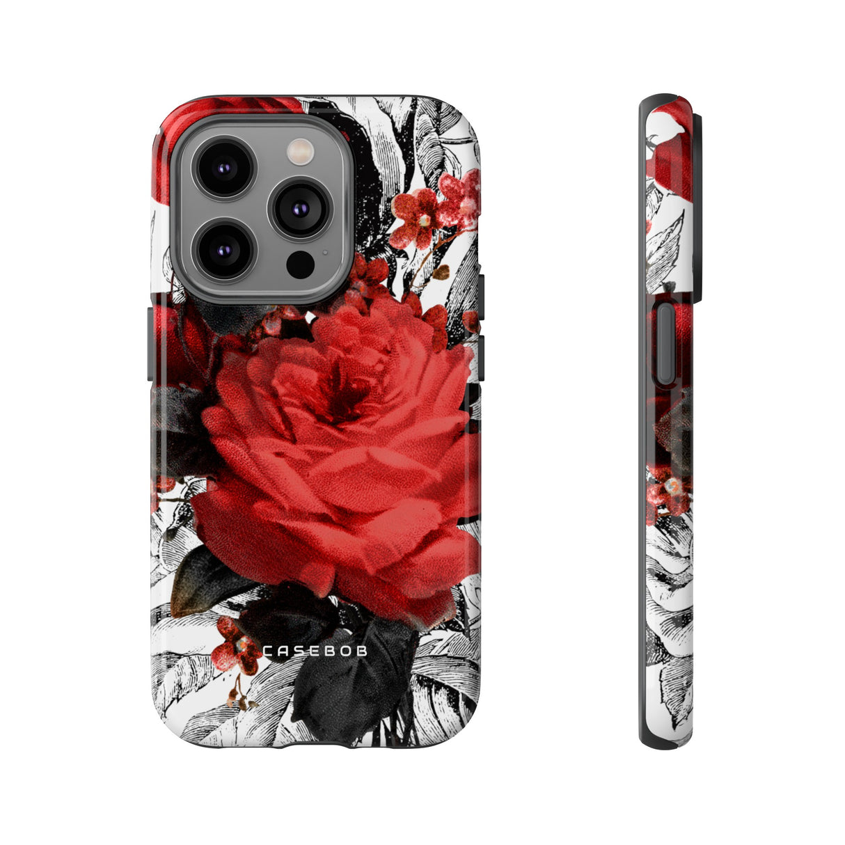 Cheruse Gothic Flower - Protective Phone Case