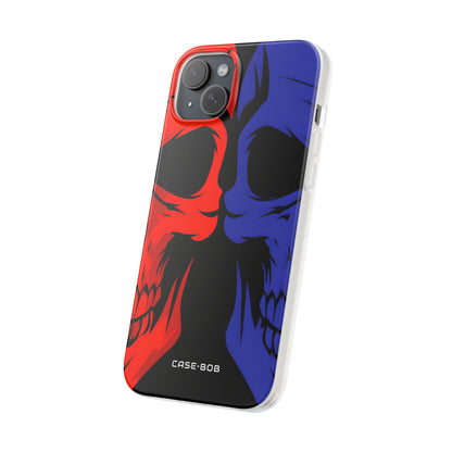 Skull Clash iPhone 15 Plus Case - Soft