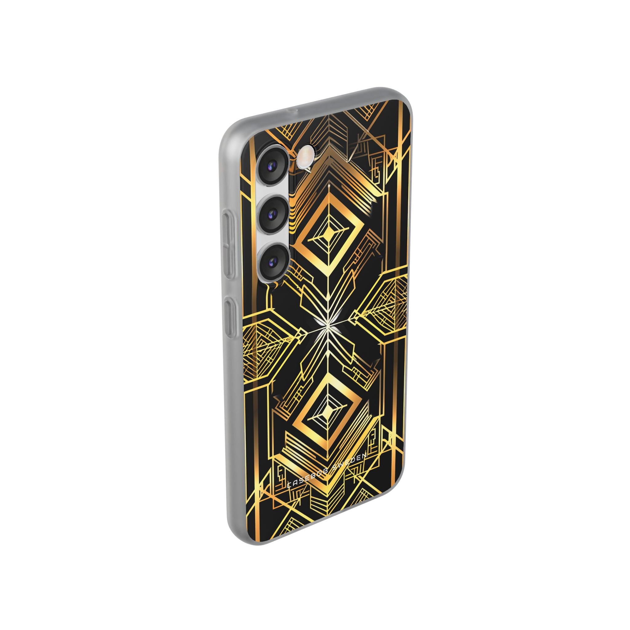 Golden Geometric Opulence Samsung S23 - Flexi Phone Case