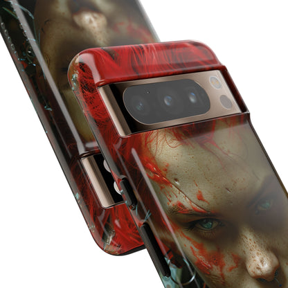 Red Spike Gaze Google Pixel 8 Pro Case - Tough