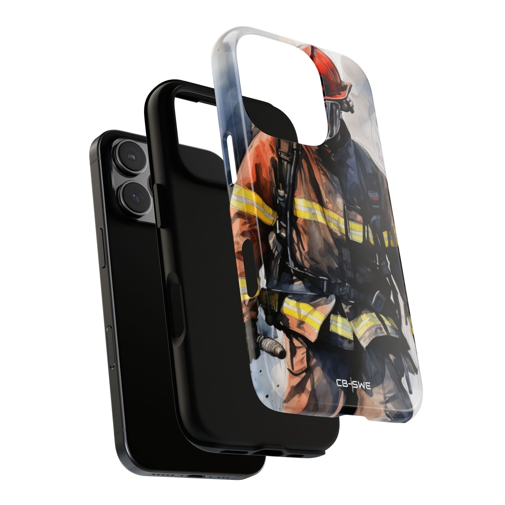 Firefighter In Motion - iPhone Case