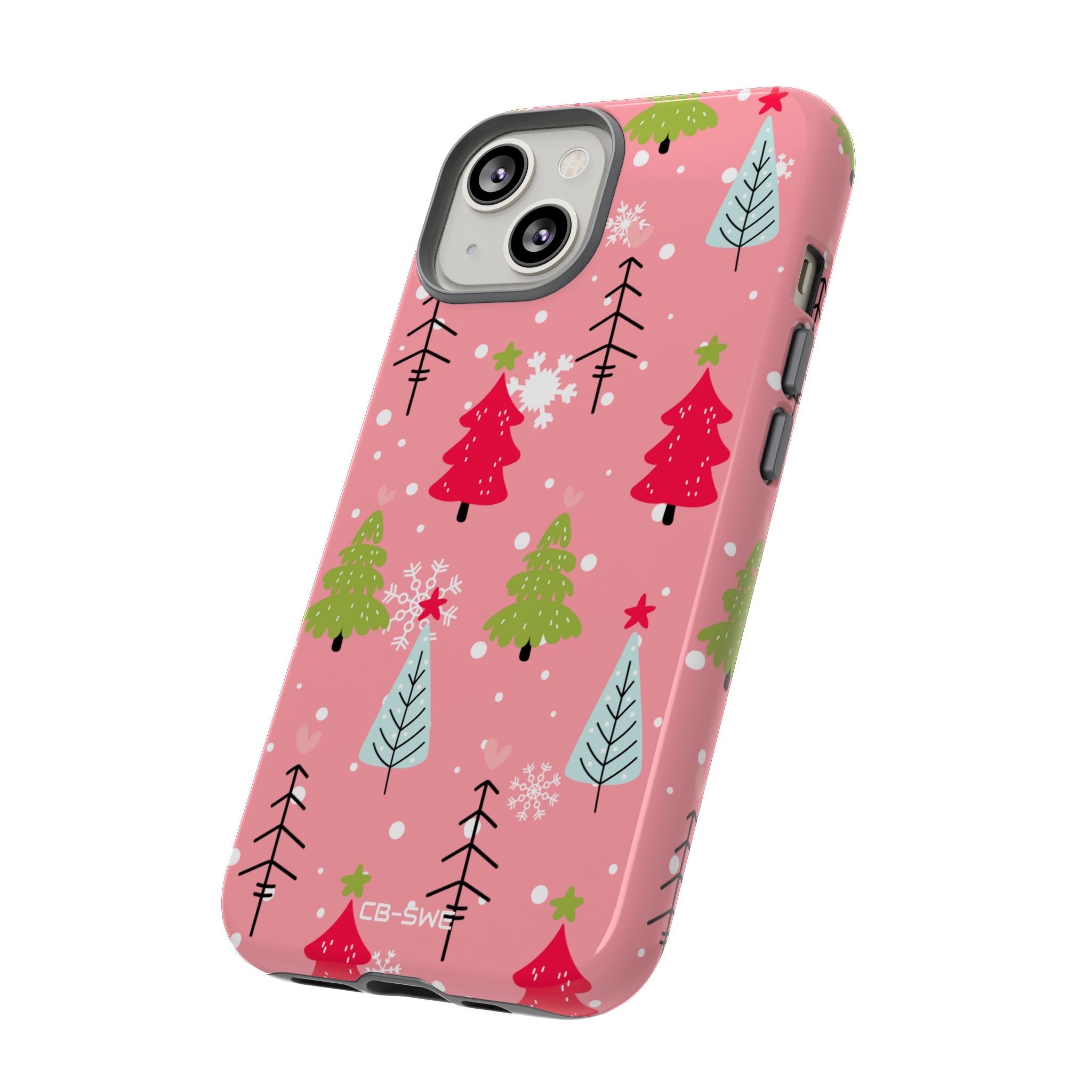 Festive Trees Dance - iPhone Case
