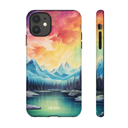 Mystical Mountain Sunset - iPhone Case
