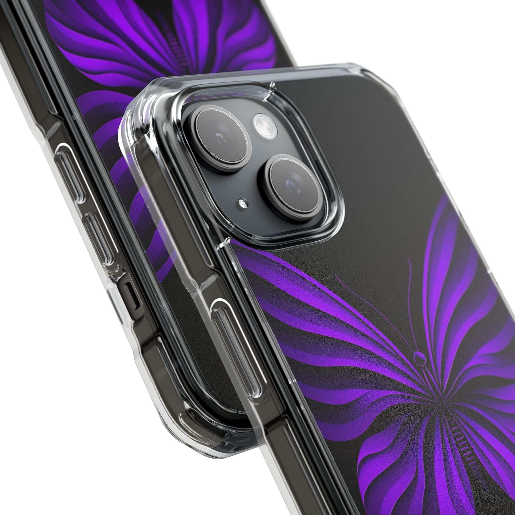 Violet Butterfly iPhone 15 Case - Impact