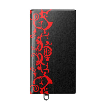 Crimson Swirl - Samsung S24 Ultra Case - Wallet