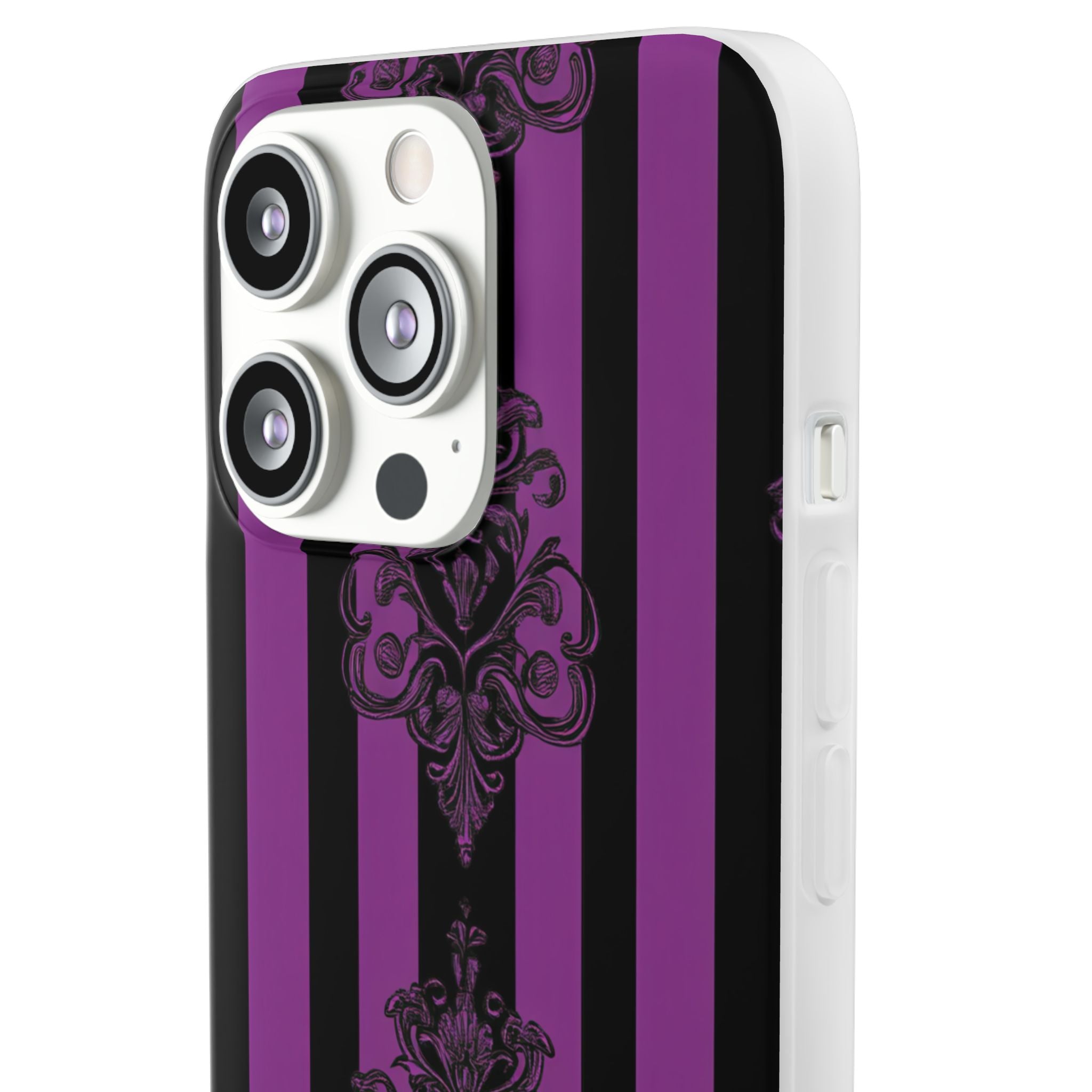 Damask Elegance Purple iPhone 13 Pro - Soft