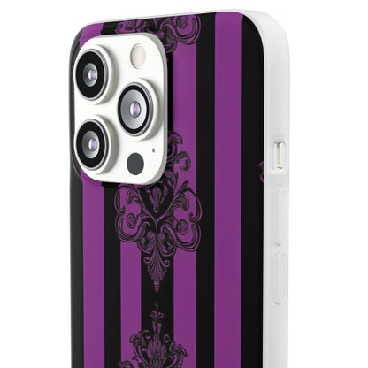 Damask Elegance Purple iPhone 13 Pro - Soft