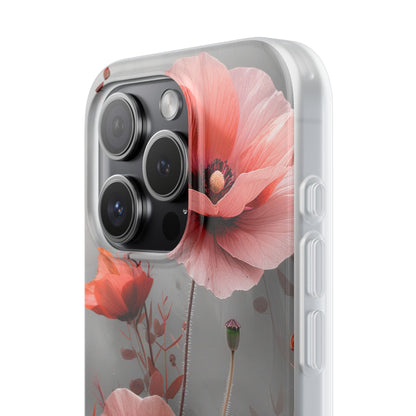 Ethereal Floral Elegance iPhone 15 - Flexi Phone Case