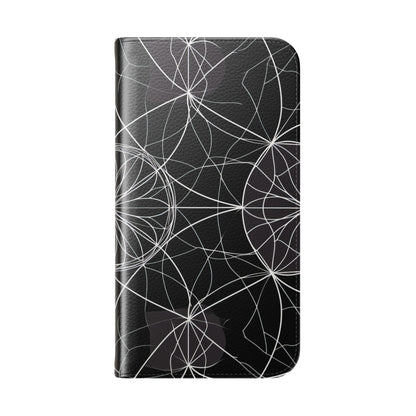 Valkoinen Mandala Radiance - iPhone 16 Case - Lompakko
