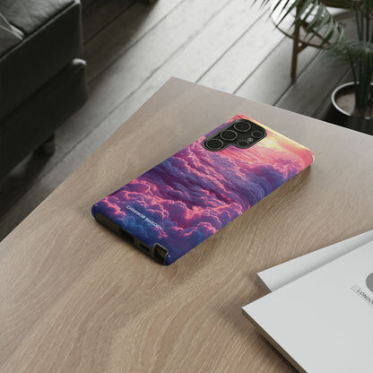 Pink Purple Clouds - Tough Samsung S22 Phone Case