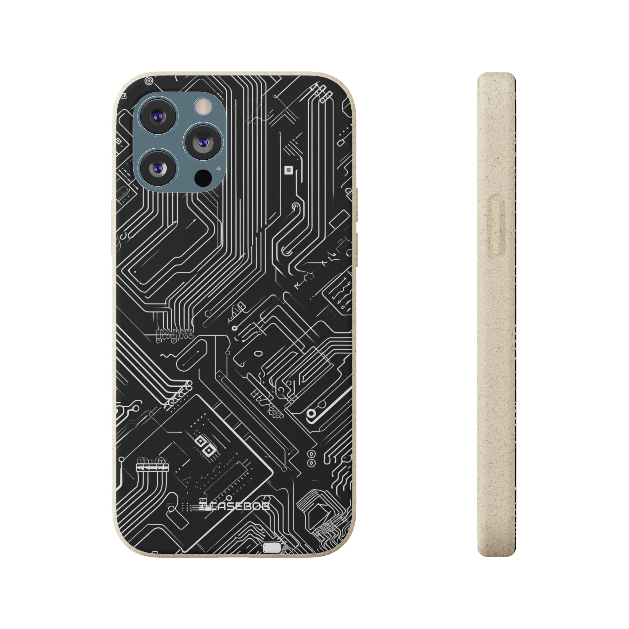 Cyber Circuitry Art | Biodegradable Phone Case