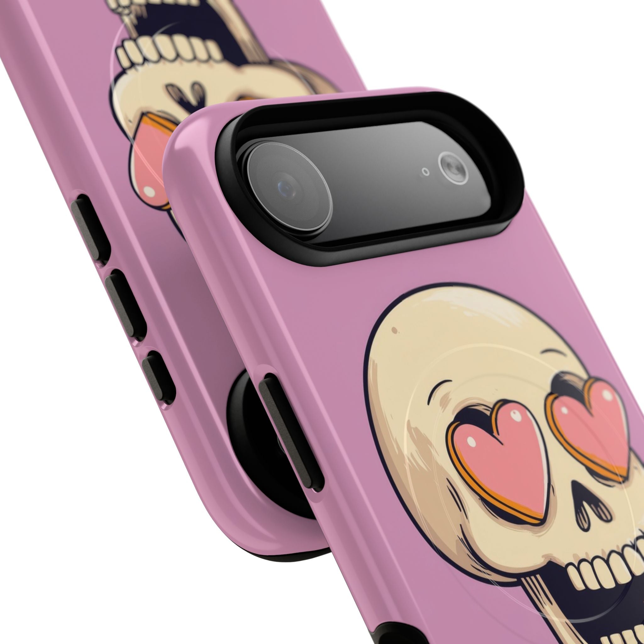 Heart Eyed Skull iPhone 17 Air Case - Tough+