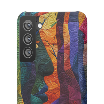 Harmonized Faces and Nature Fusion Samsung S21 - Slim Phone Case