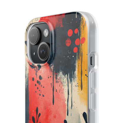 Vibrant Floral Energy iPhone 15 - Flexi Phone Case