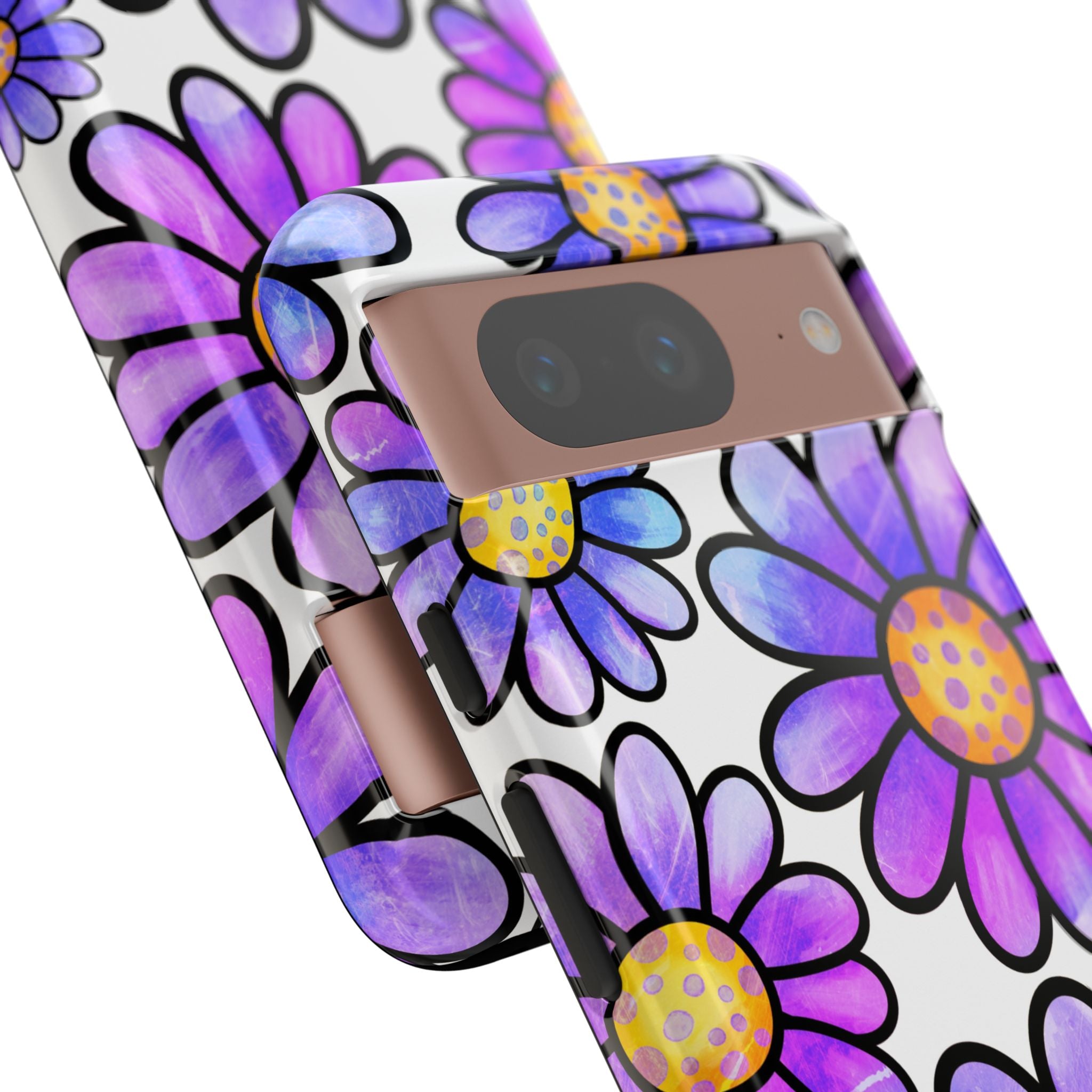 Polka Dot Blooms Google Pixel 8 Case - Tough