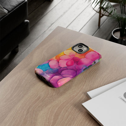 Vibrant Petal Fusion - iPhone Case