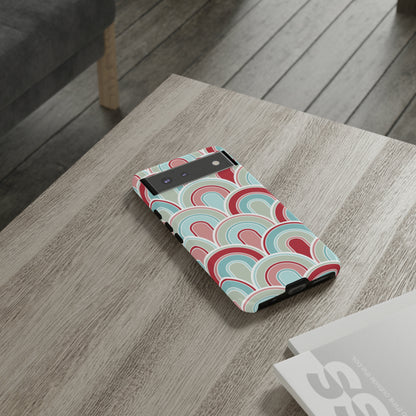 Light Blue Retro - Tough Phone Case