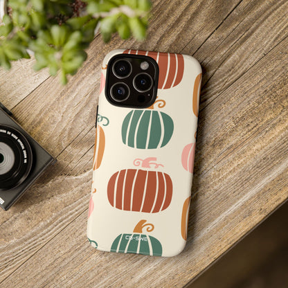 Whimsical Pumpkin Harmony - iPhone Case