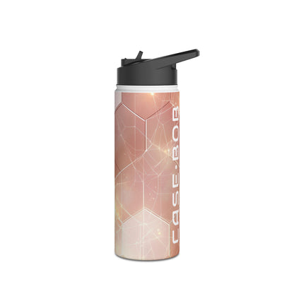 Hexagon Glow - Stainless Steel Water Bottle