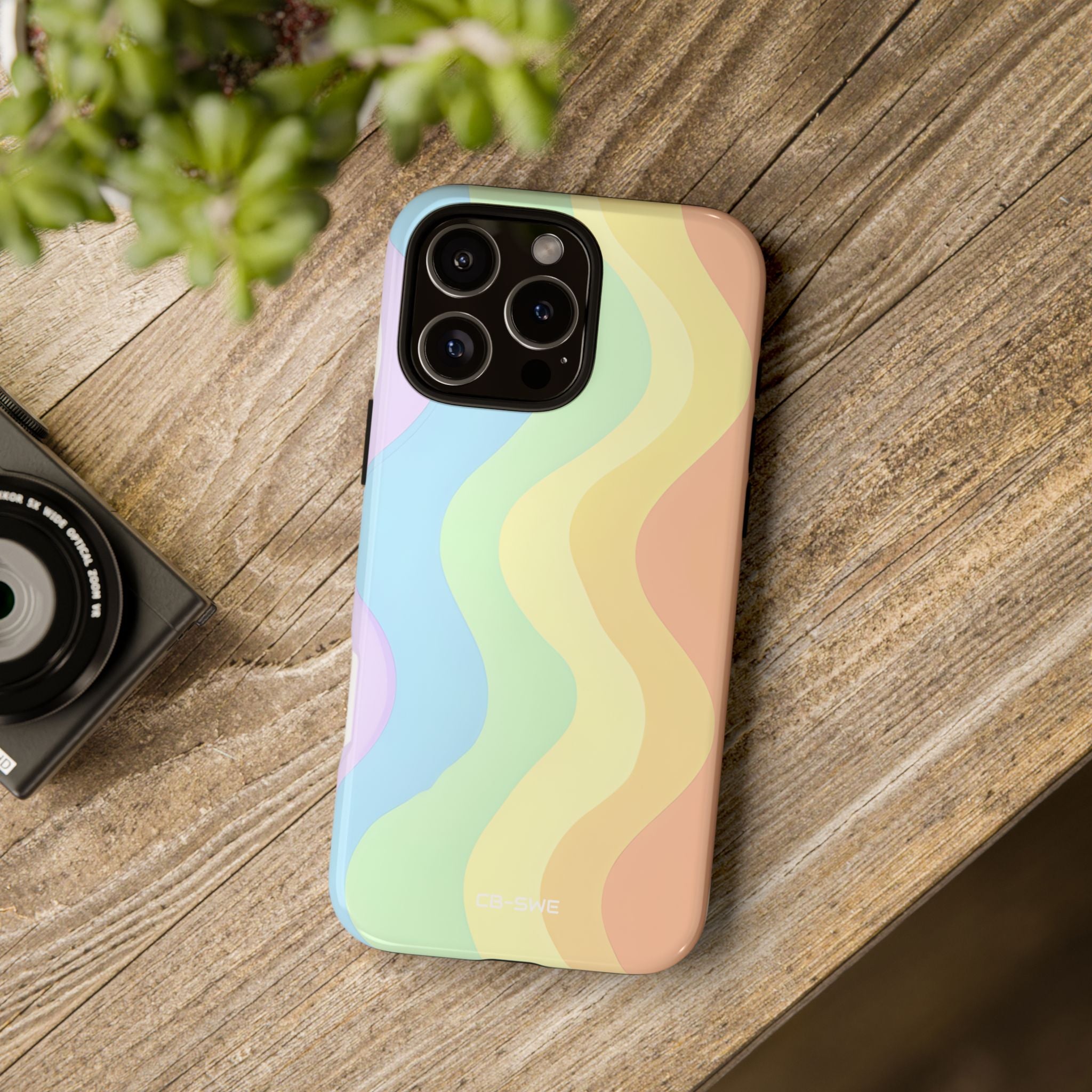 Pastel Waves Flow - iPhone Case