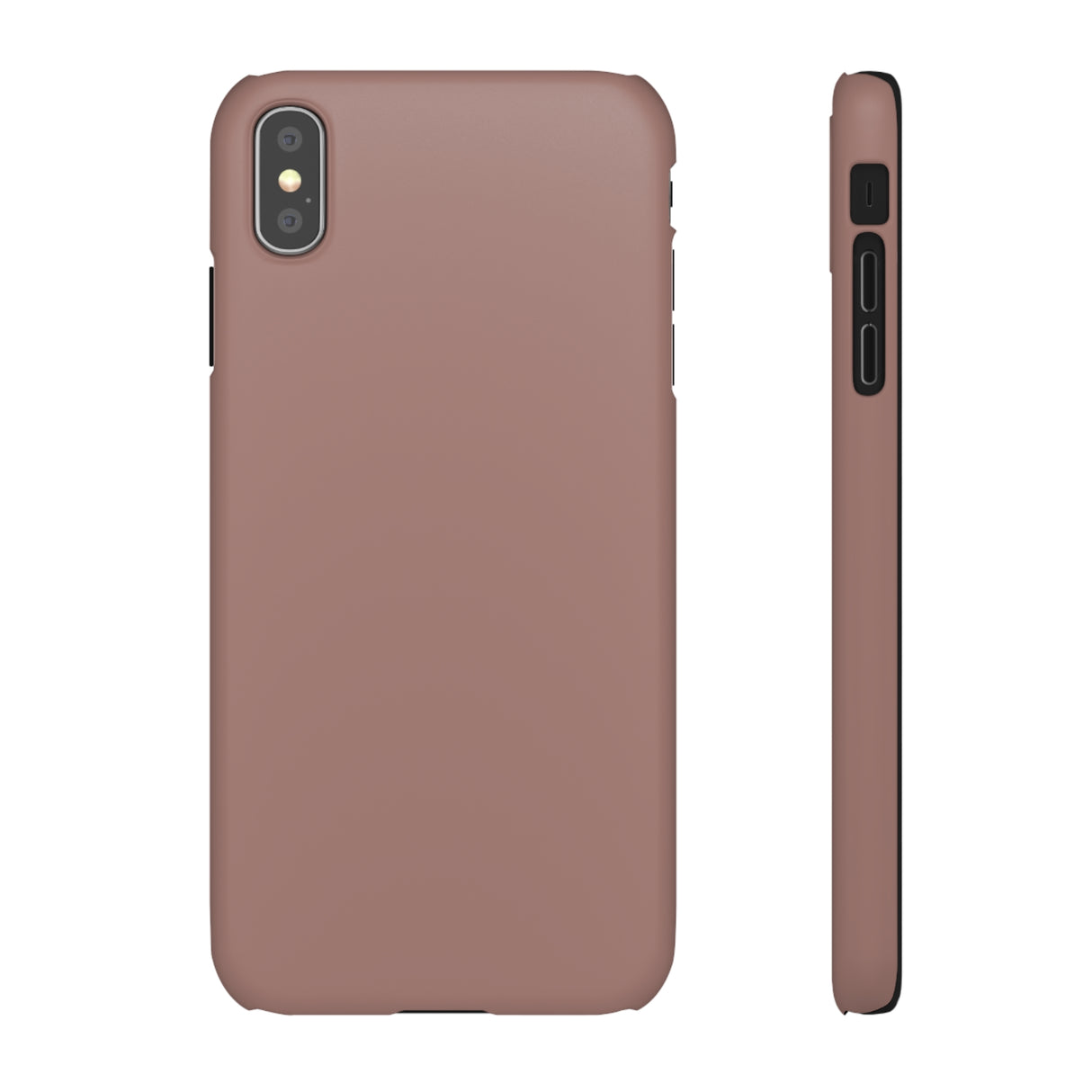 Burnished Brown iPhone Case (Slim) iPhone XS MAX Matte Phone Case