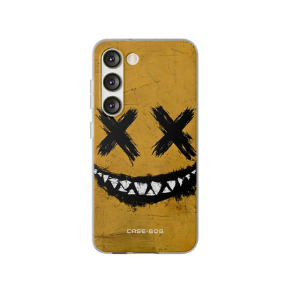 Jagged Smile Yellow Samsung S23 Case - Soft