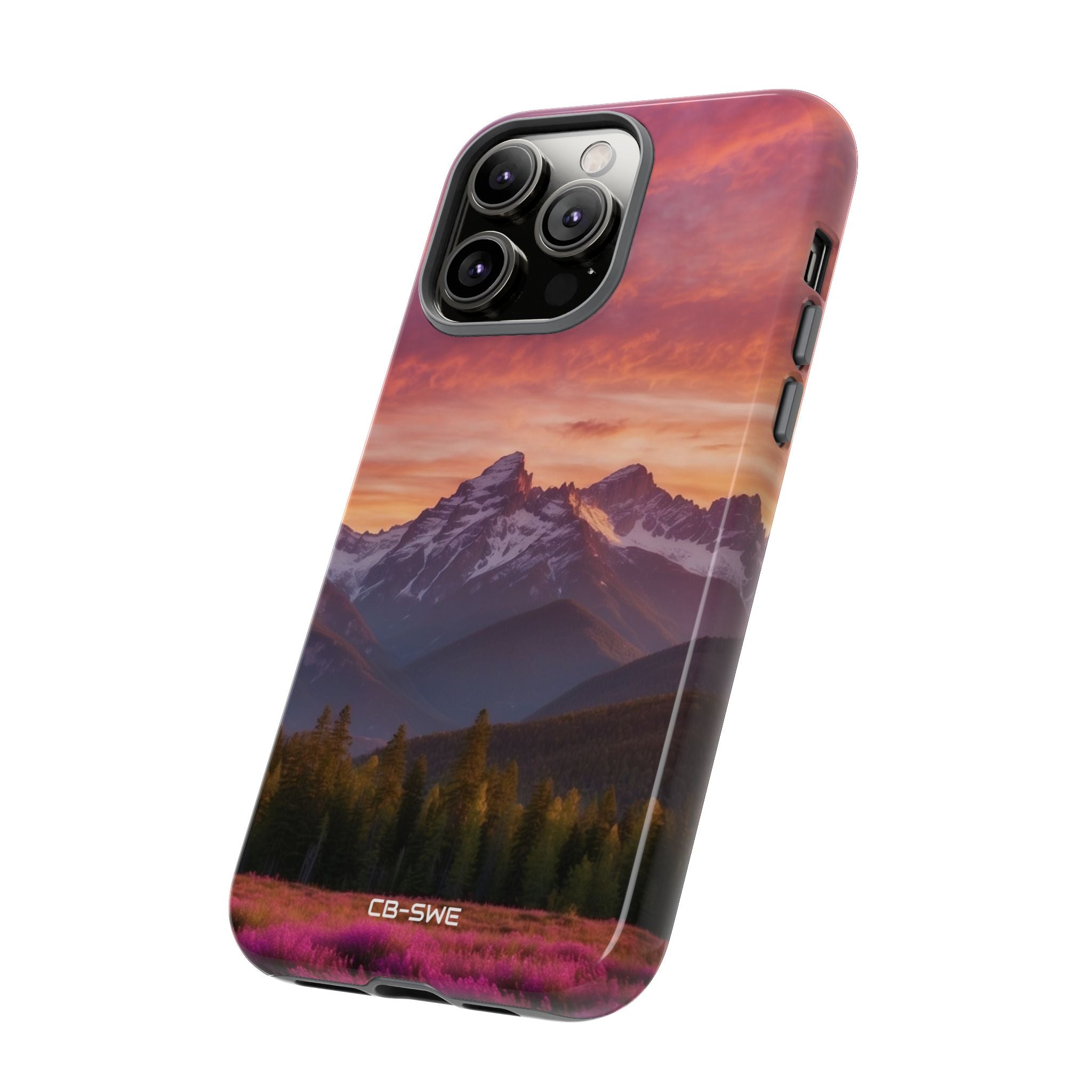 Mountain Peaks Glow - iPhone Case