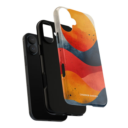 Sunburst Waves - Tough iPhone 16 Phone Case