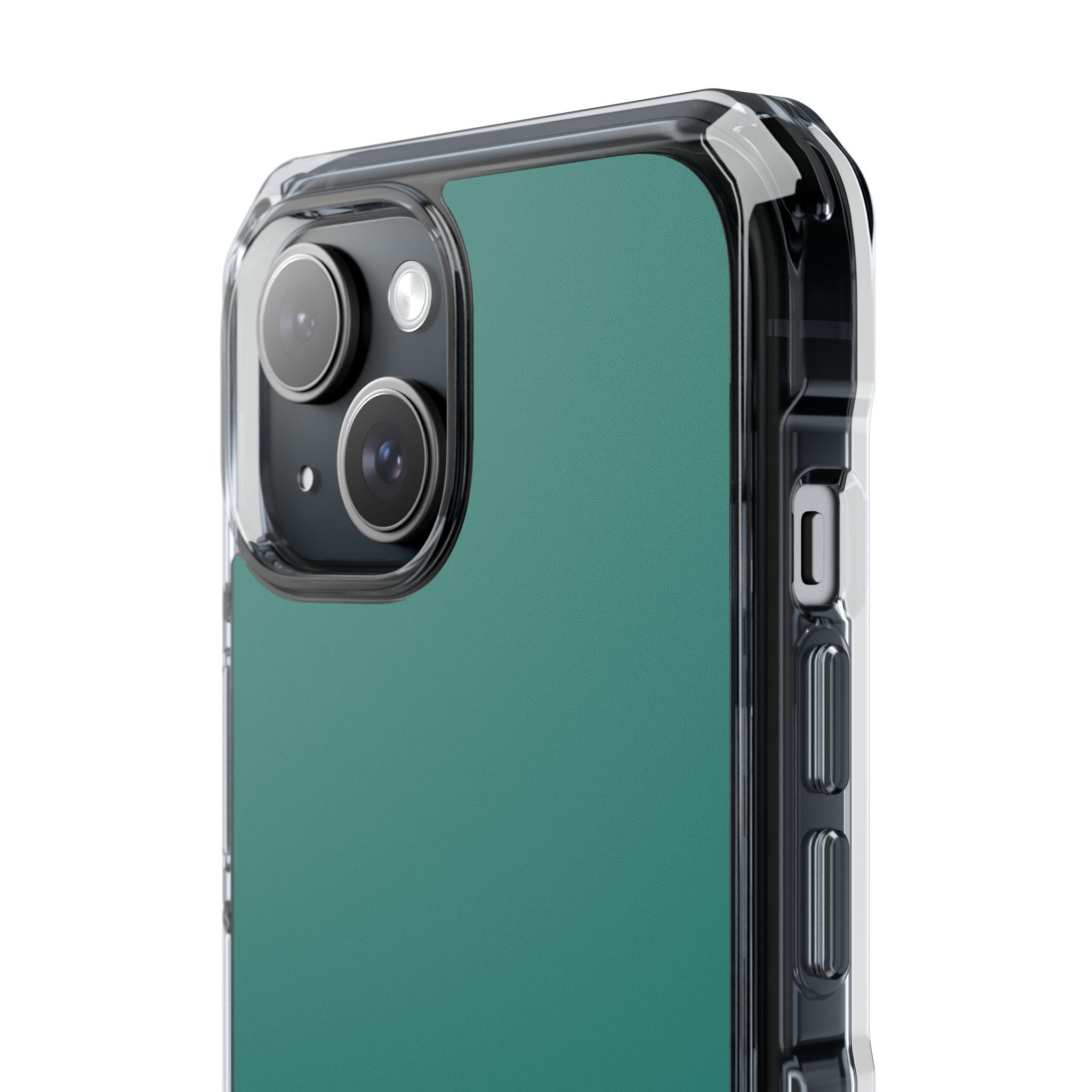 Celadon Green - Clear Impact Case for iPhone